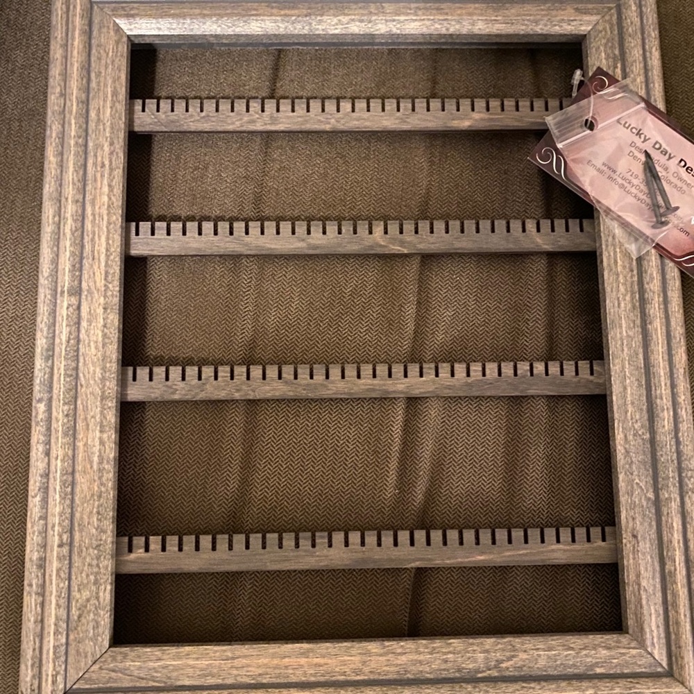 NEW Custom Handmade Wood Earring Organizer/Display